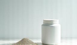 Collagen peptide powder container